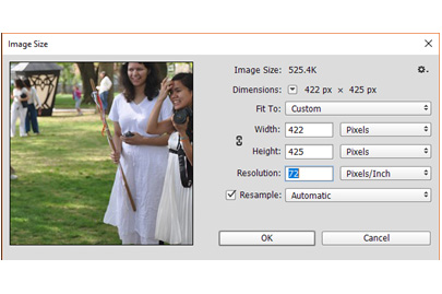 image resize screen in photoshop resolution