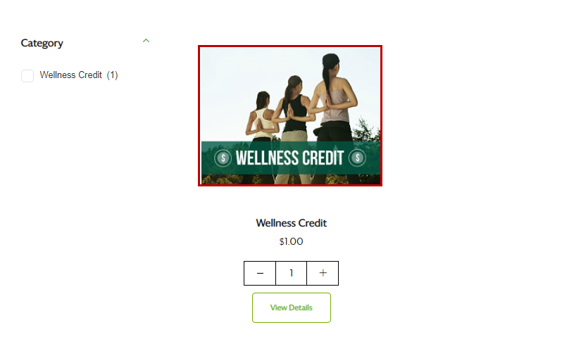 Wellness Credits.