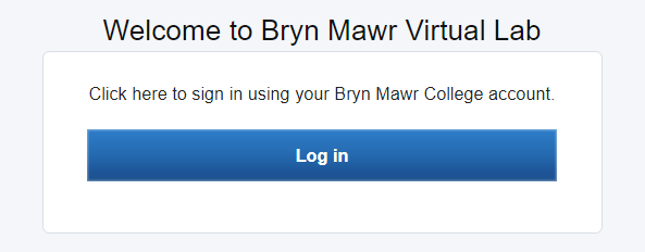 Login icon to sign into Bryn Mawr College Virtual Lab