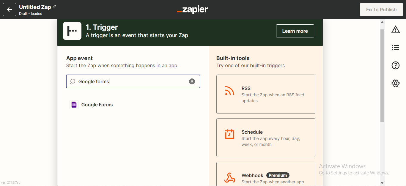 Google Forms & Ideolve integration with Zapier