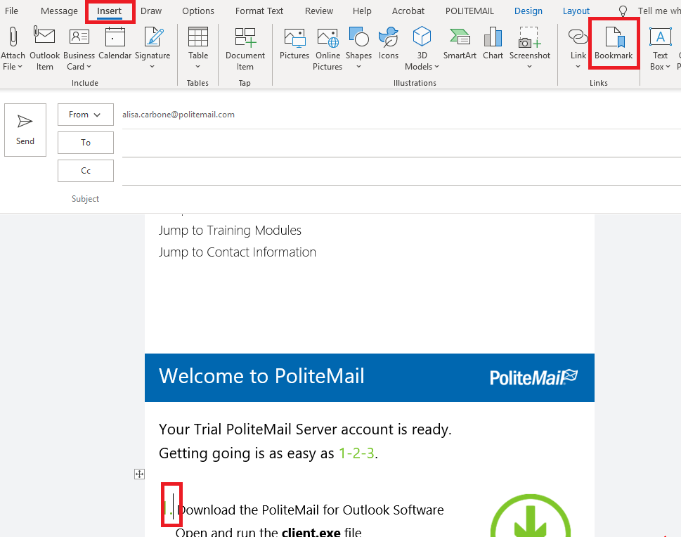 how-do-i-add-a-bookmark-in-an-outlook-email-pmkb