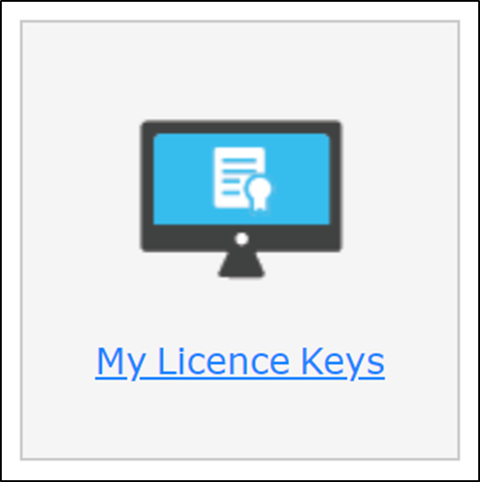 My Licence Keys icon