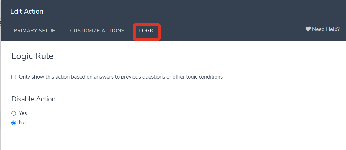 Add Logic to a Microsoft Teams Action