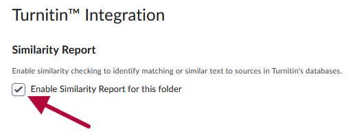 Indicates Enable Originality Check for this folder check box