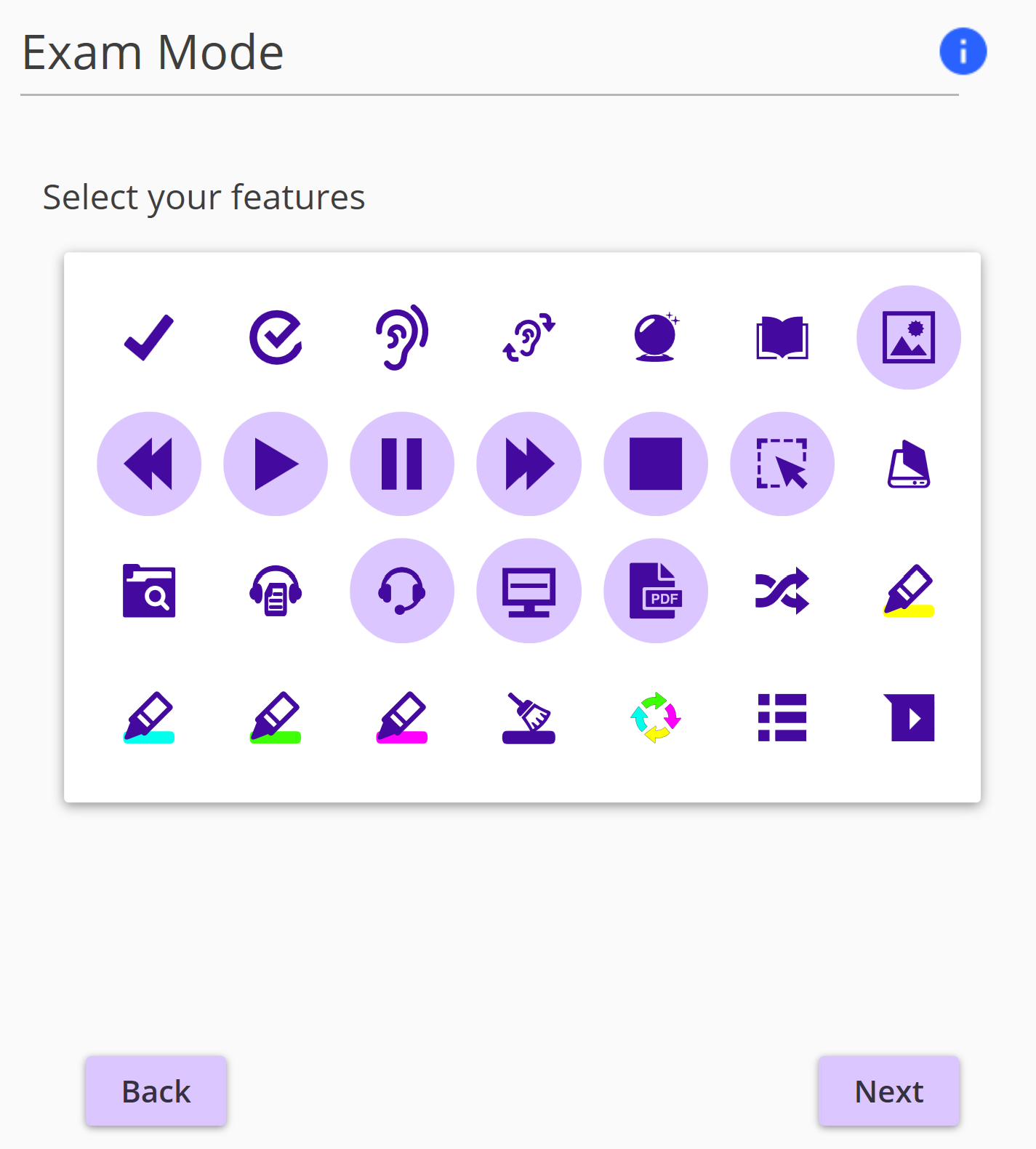 Select Features