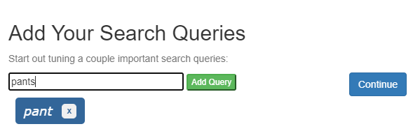 Quepid search queries