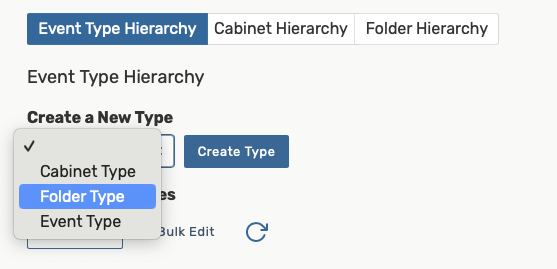Creating new folder type