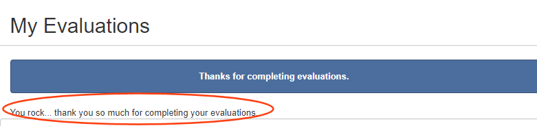 Home Page Instructions With Evaluations Completed