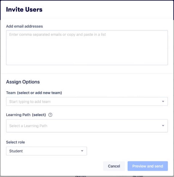 ACG invite users
