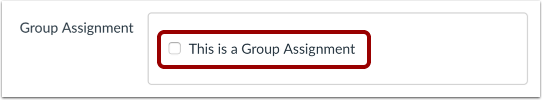 Screenshot of box to click for linking to assignments.