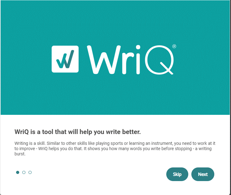 Getting started with WriQ as a student