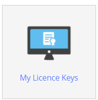 Claro account My Licence Keys icon