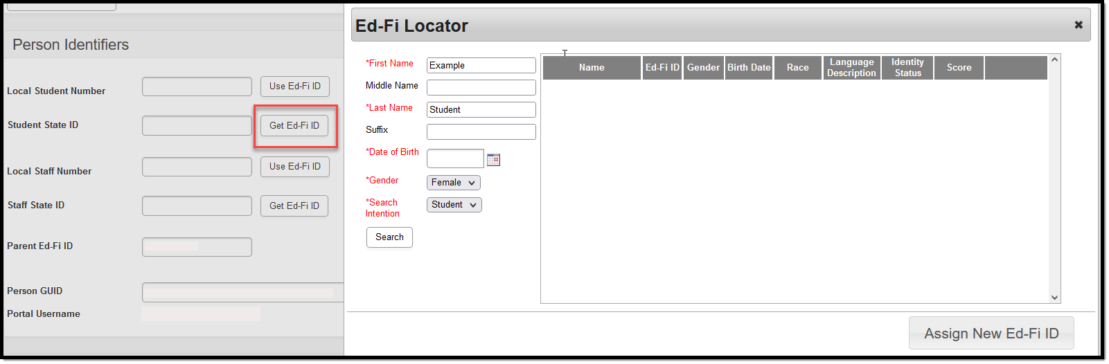 Image of Ed-Fi Locator tool for Indiana.