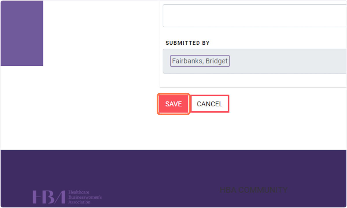 Fill in the required fields with your company information and then click Save