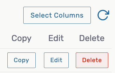 To remove an event quota, simply select the Delete button.
