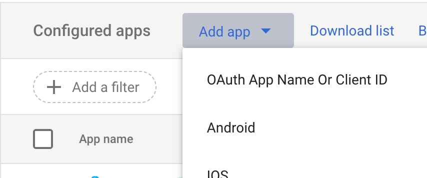 Add app screenshot in Admin Console
