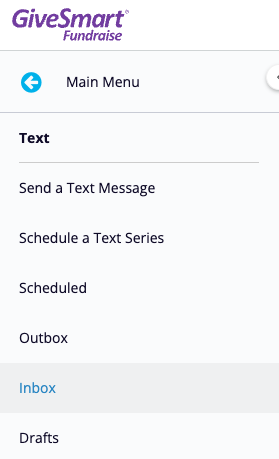 Inbox Category Selected