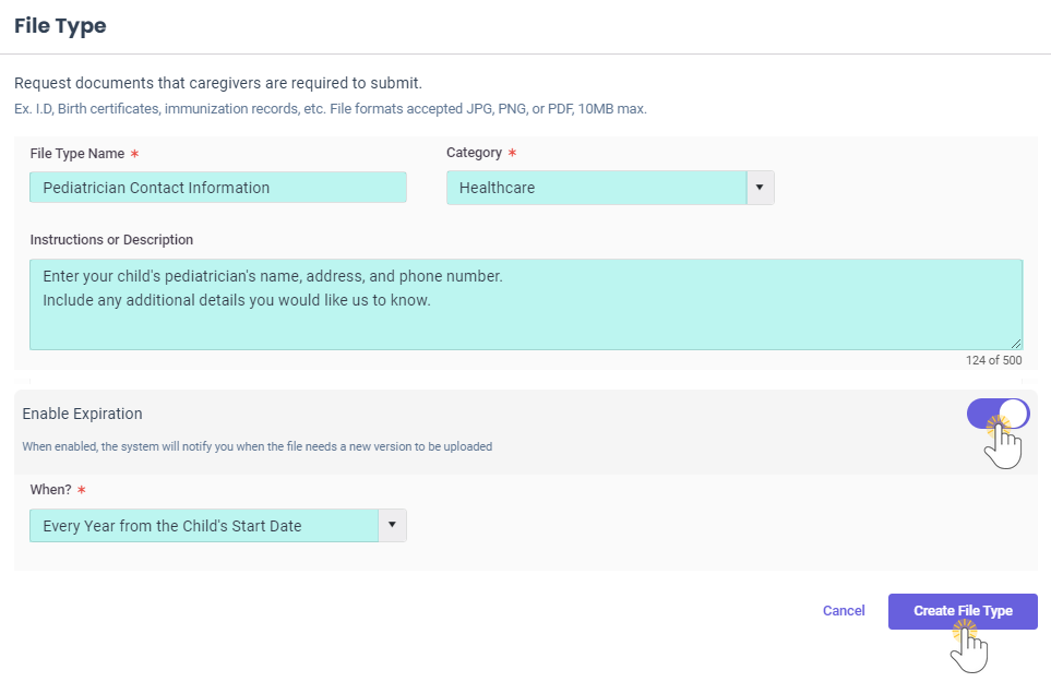 Create & Manage Document File Types CARE Help Center