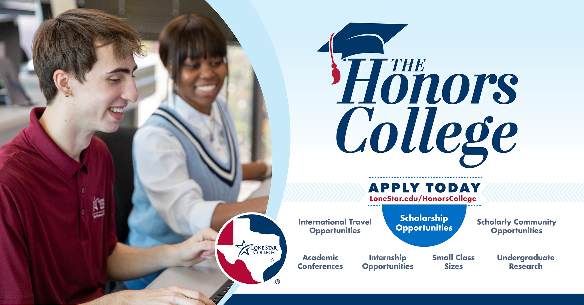 Apply today for the LSC Honors College