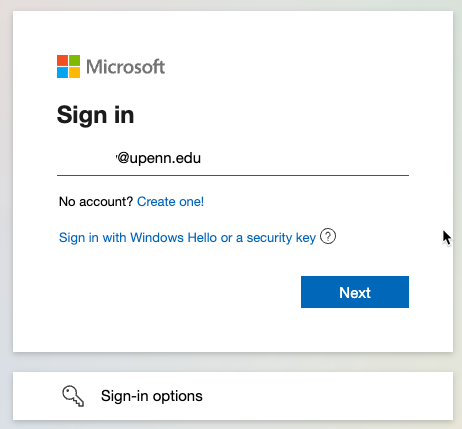 Sign In with Microsoft account