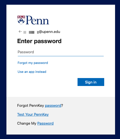 UPenn email sign in 