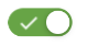 green toggle with checkmark