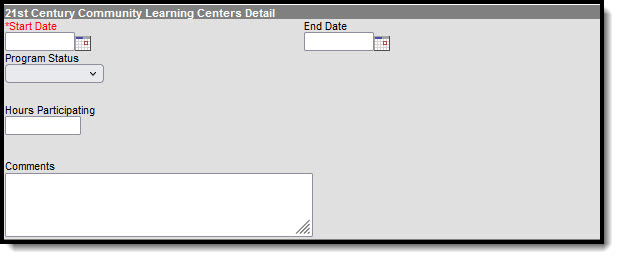 Screenshot of the 21st Century Detail Editor.