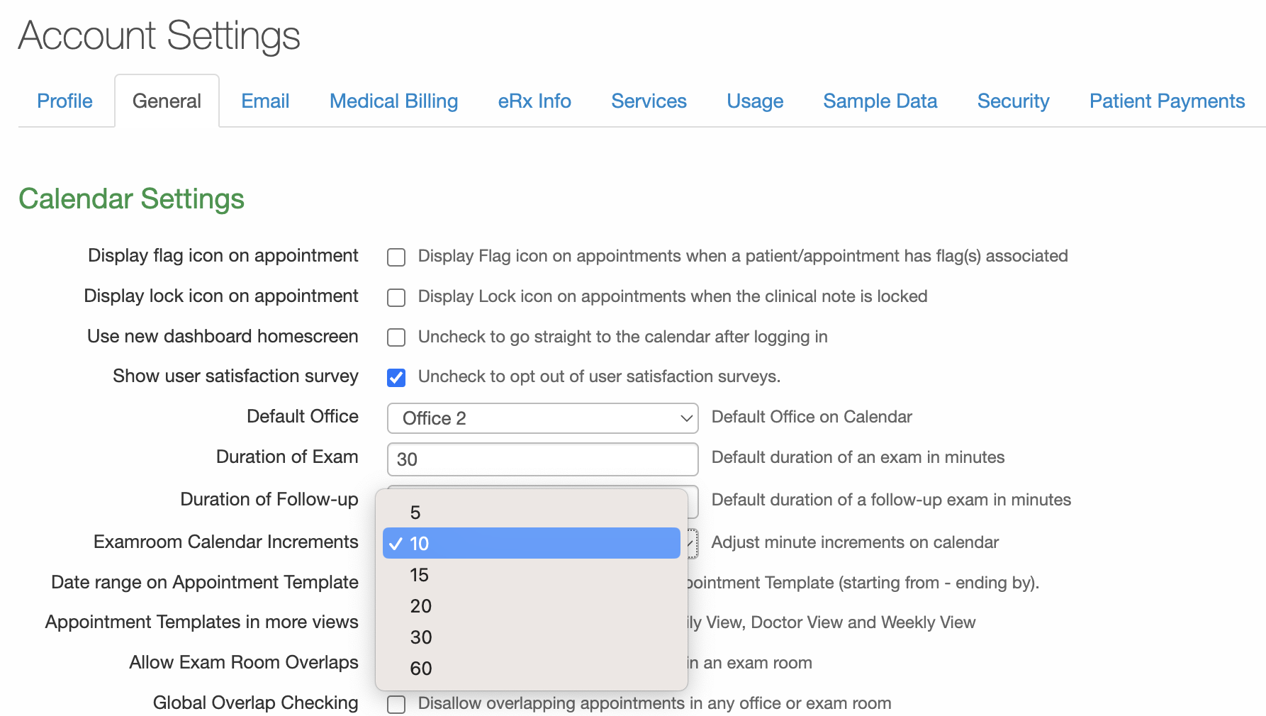 Settings Exam Room Increments.png