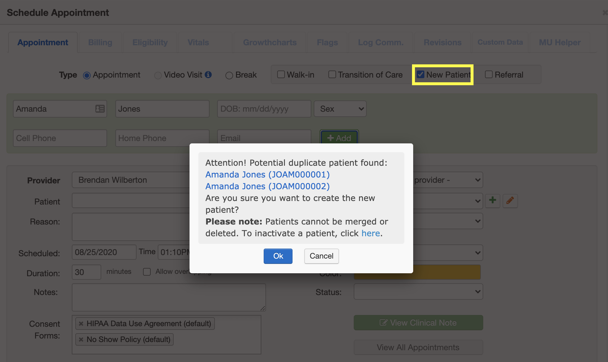 Duplicate_Patient_Warning_New_Patient_Appt_Window.png