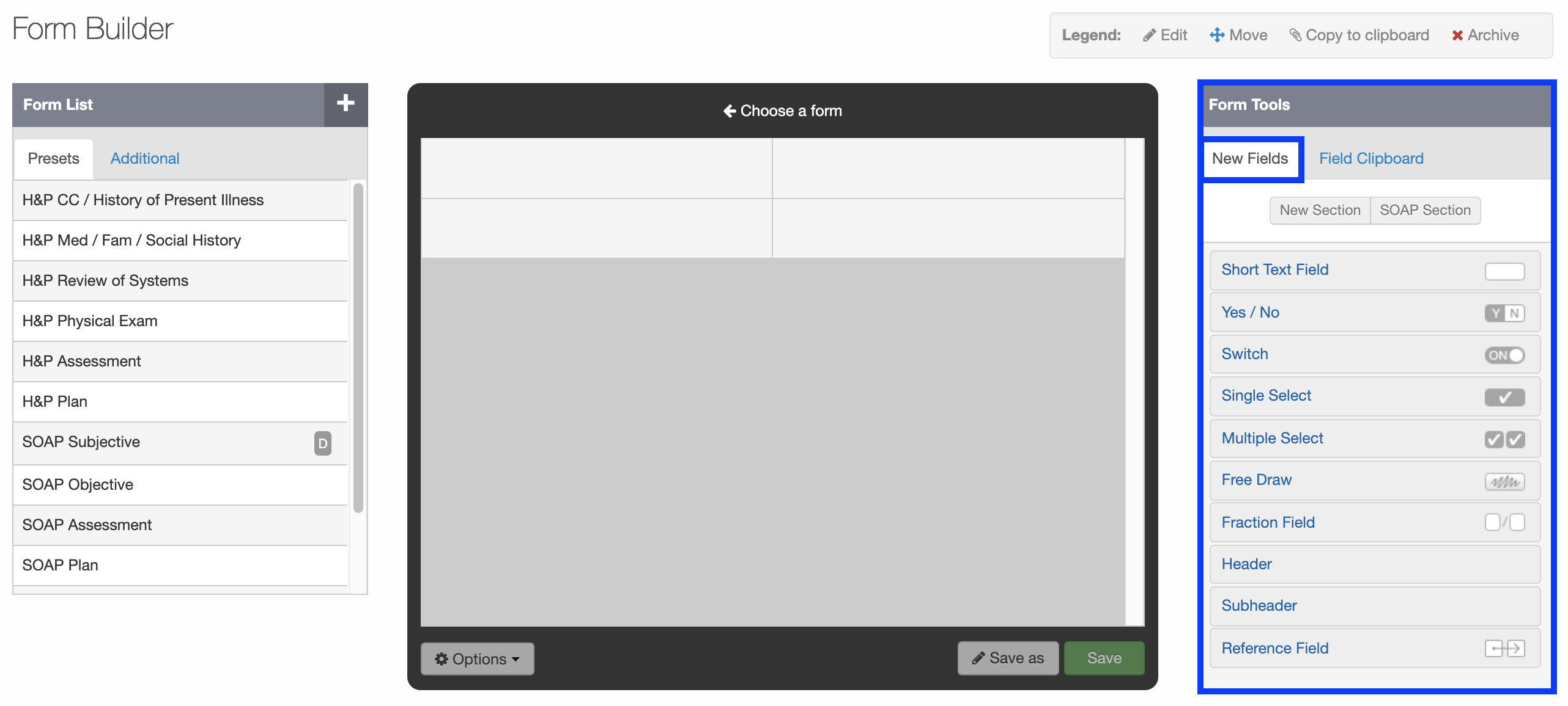 Clinical_Form_Builder_Main_Screen_Form_Tools_New_Fields.png