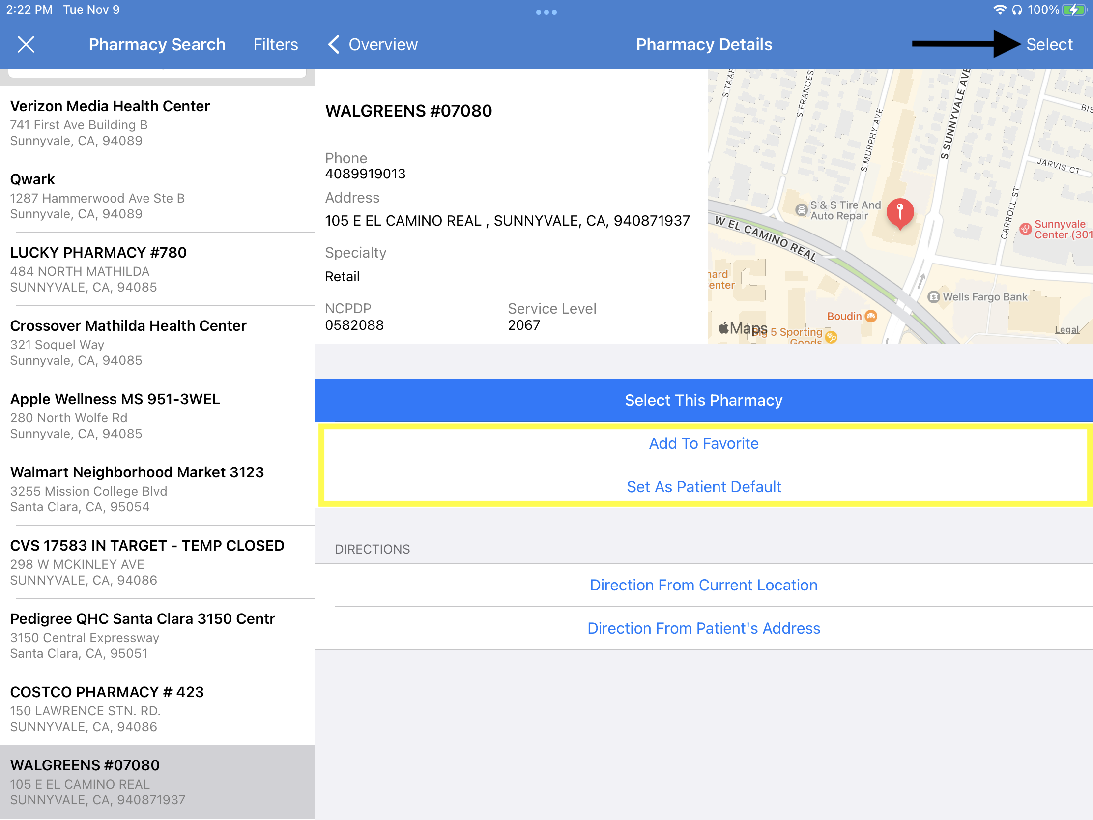 Pharmacy_Add_to_favorites_Set_as_Default.PNG