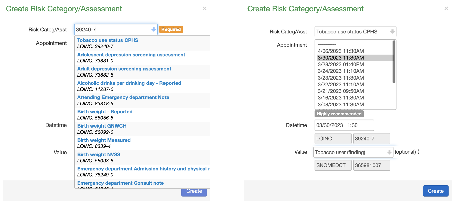 Toboacco_Screening_Asssment_Search_and_Create_side_by_Side_Updated.png