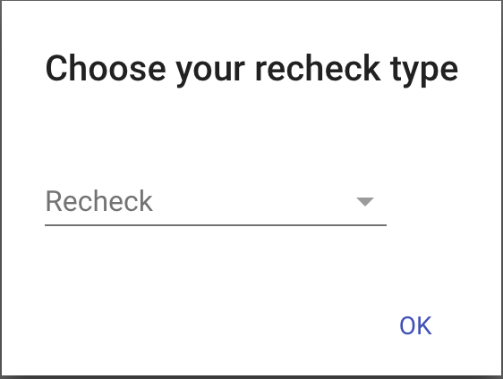 Recheck Window