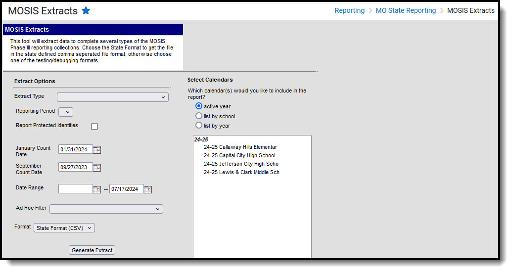 Screenshot of the MOSIS ACT pre-code extract editor.  