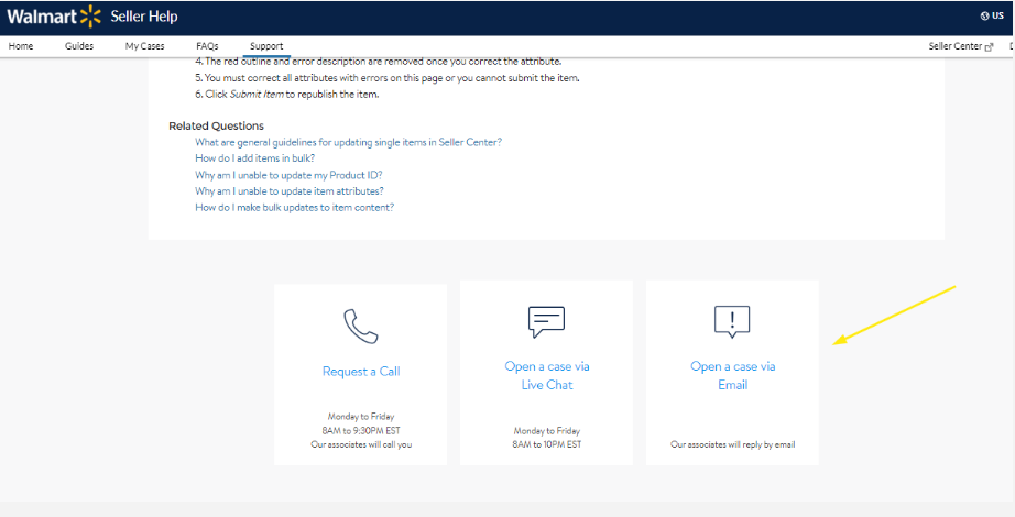 Walmart SOP: Ticketing Walmart Support for Content and Image Update (Single Listing)-image-6