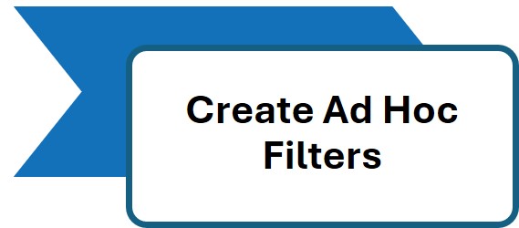 Link to Ad Hoc Filters for Questions article.