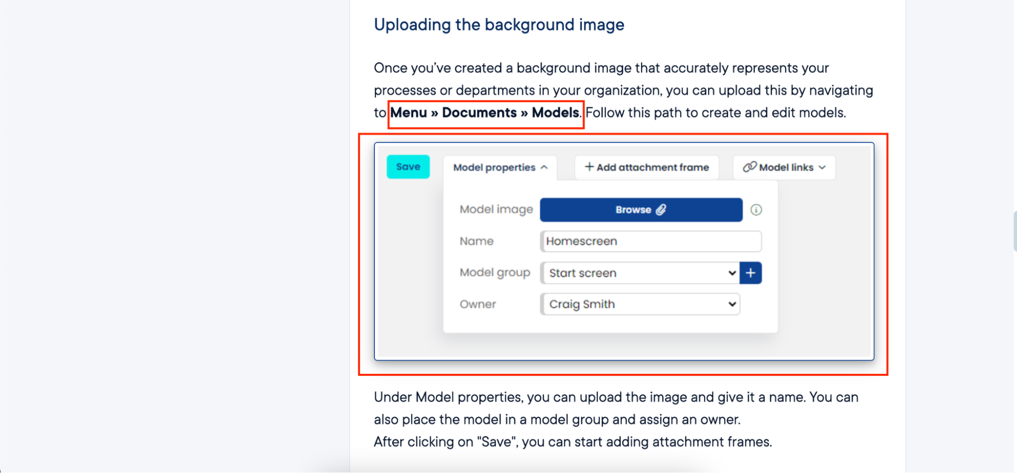 Screenshot of a QMS knowledge base