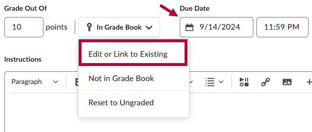 Identifies Choose from Grades