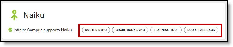 Screenshot highlighting showing disabled but available functions for a connection. 