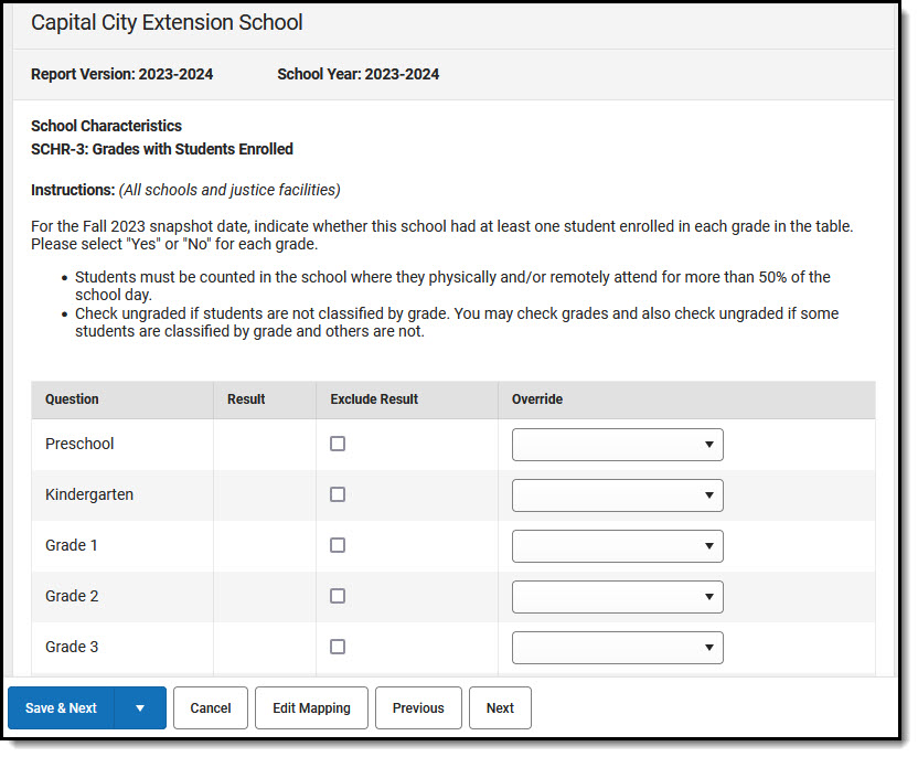  Maintain Survey Results - View Survey Results