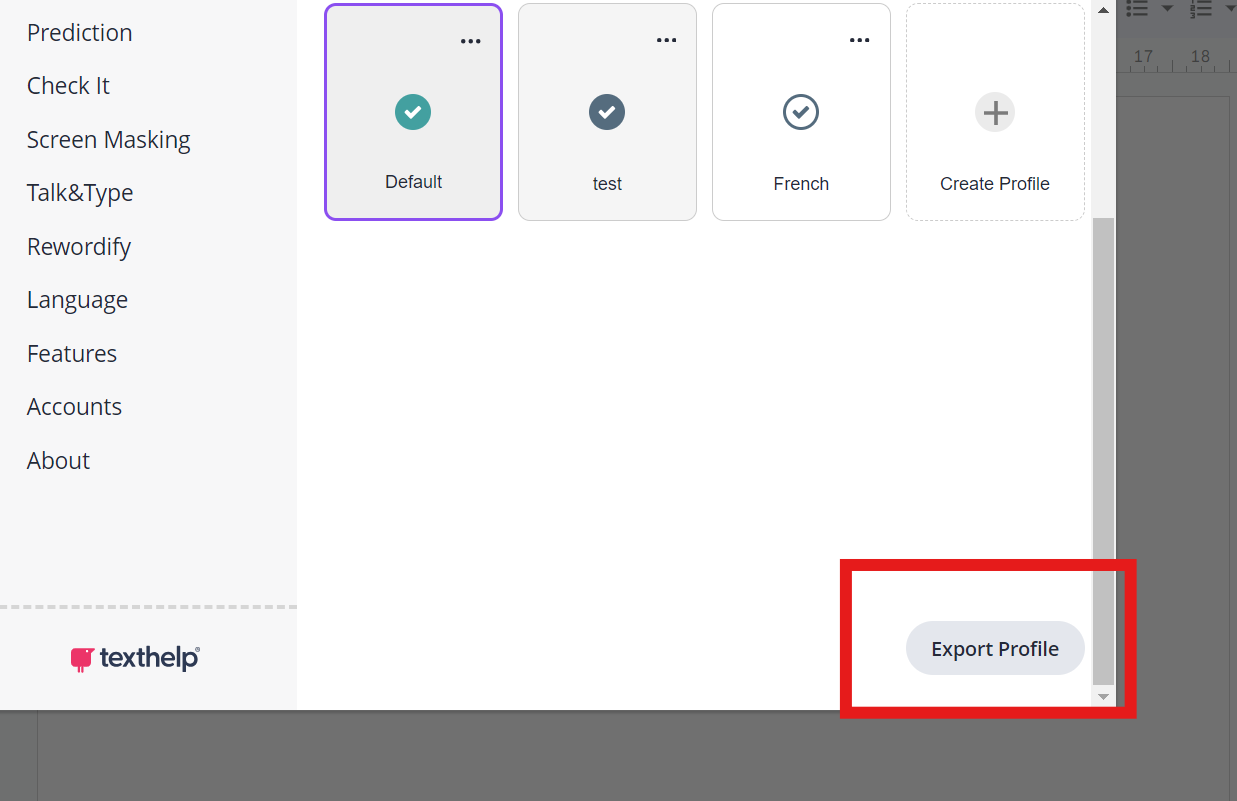 export button image