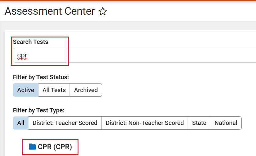 CPR search and selection