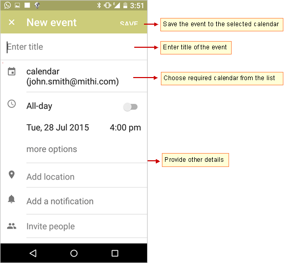 CalDAV-Sync app on Android