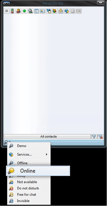 Miranda on desktop