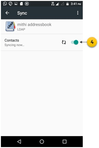 LDAP Sync app on Android