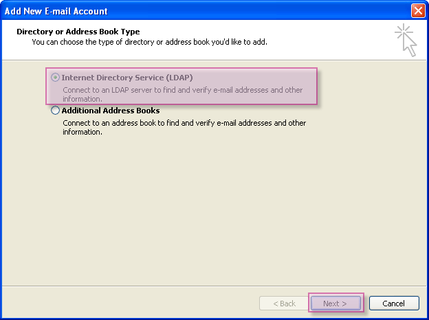 Outlook 2007 on desktop