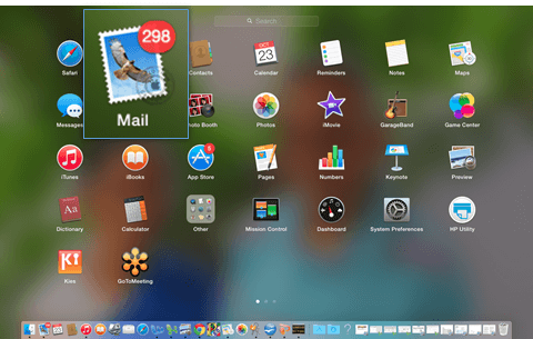 Mail app on Apple Mac