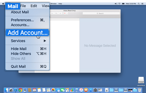 Mail app on Apple Mac