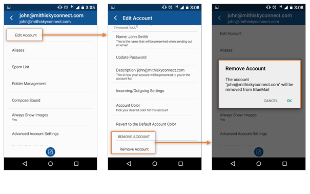 Blue Mail on Android