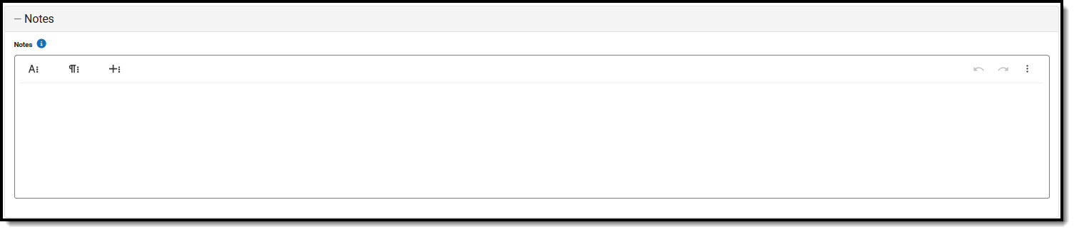Screenshot of the Meetings Notes Editor